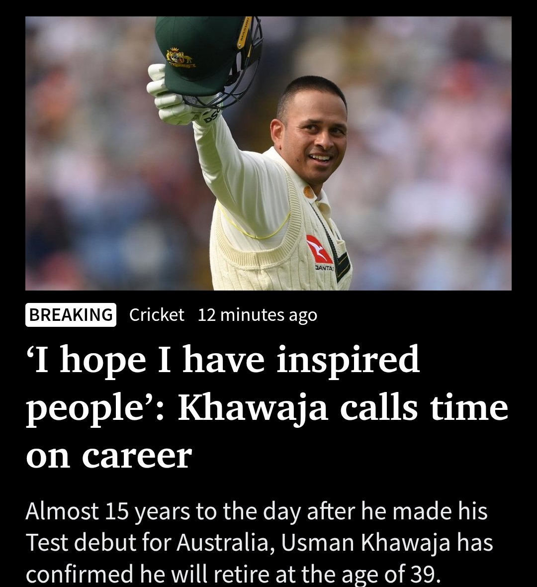 He didn't inspire me one bit. In fact, he put me off the game of cricket for life. Go away and don't come back.