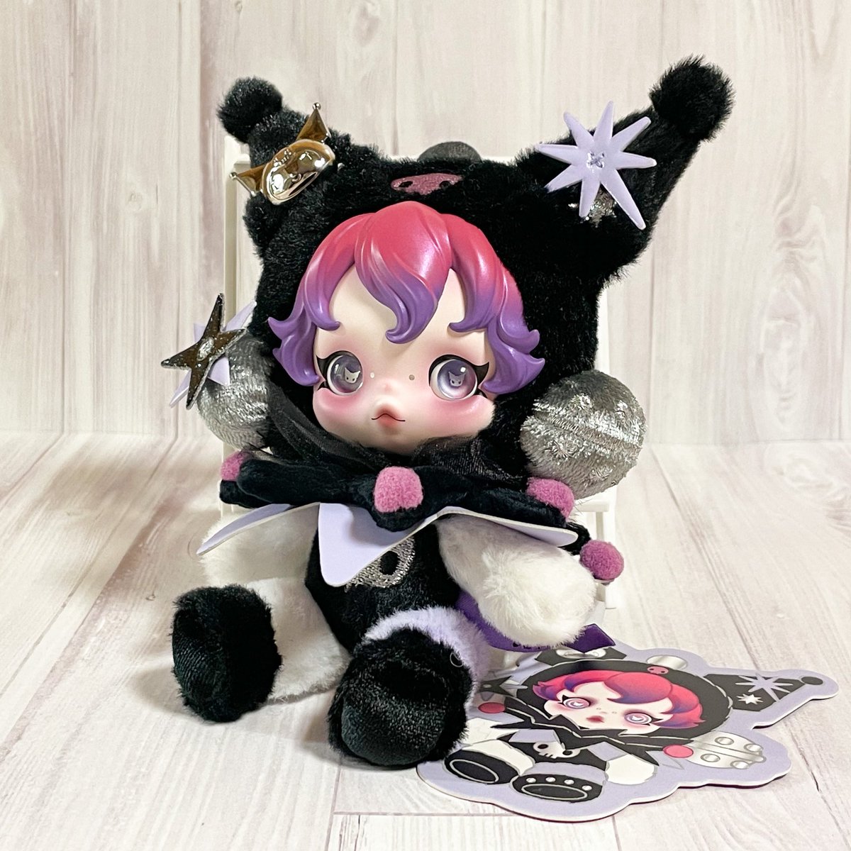 お友達のご厚意で、念願のスカルパンダ×クロミちゃんをお迎えできまし