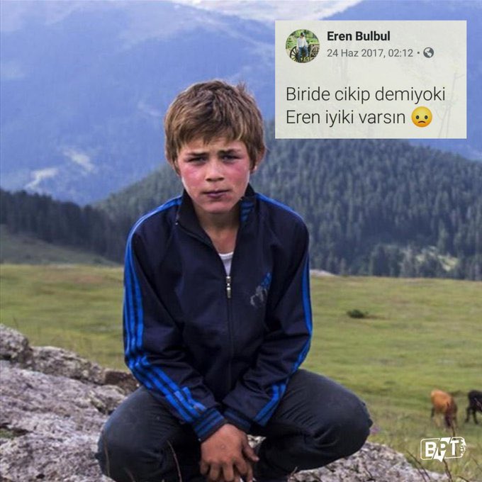 cecevaspor's tweet photo. Eren Bülbül, yaşasaydı bugün 24 yaşına girecekti.

İyi ki doğdun Eren.
#iyikivarsıneren https://t.co/JCI9HW0qHg