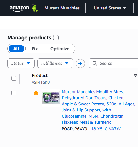 MutantMunchies1's tweet photo. I casually glossed over this yesterday on the Year in Review for Mutant Munchies...  We are Brand Recognized on @amazon and have #MobilityBites dog treats in queue for listing.  Jumping the last category hurdle right now!

MBA #00713-1-19678