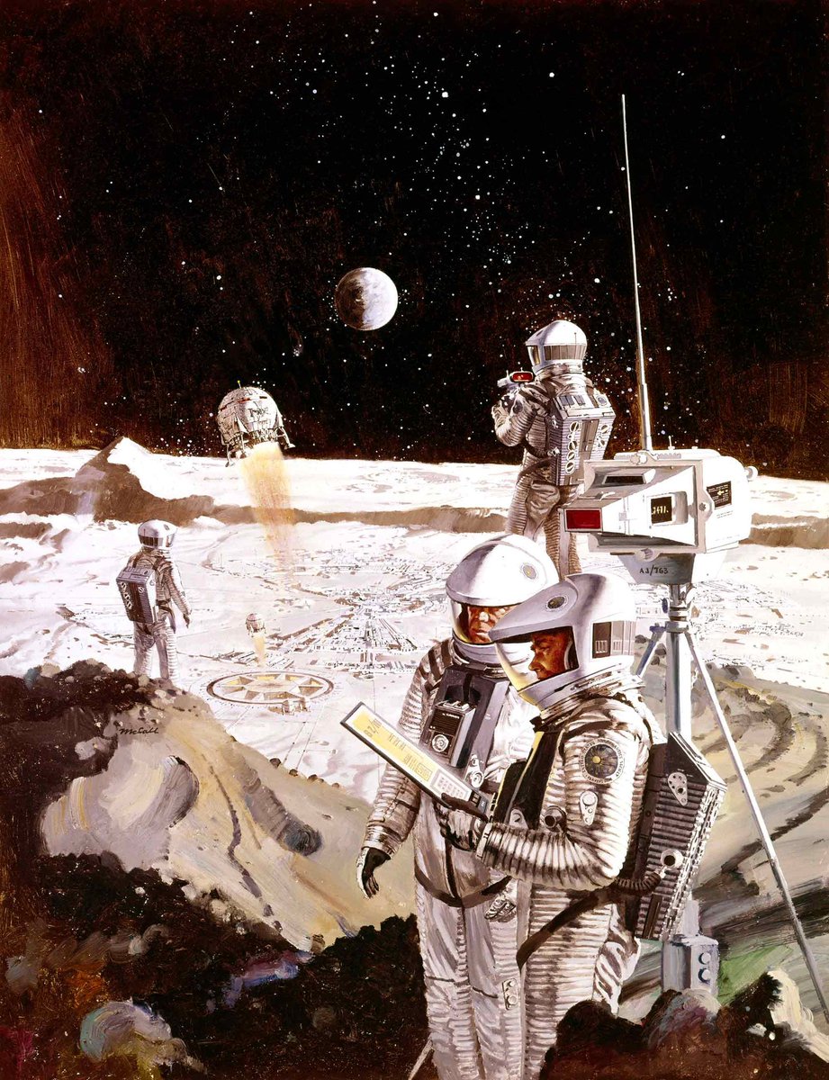 2001: A Space Odyssey original art by Robert McCall