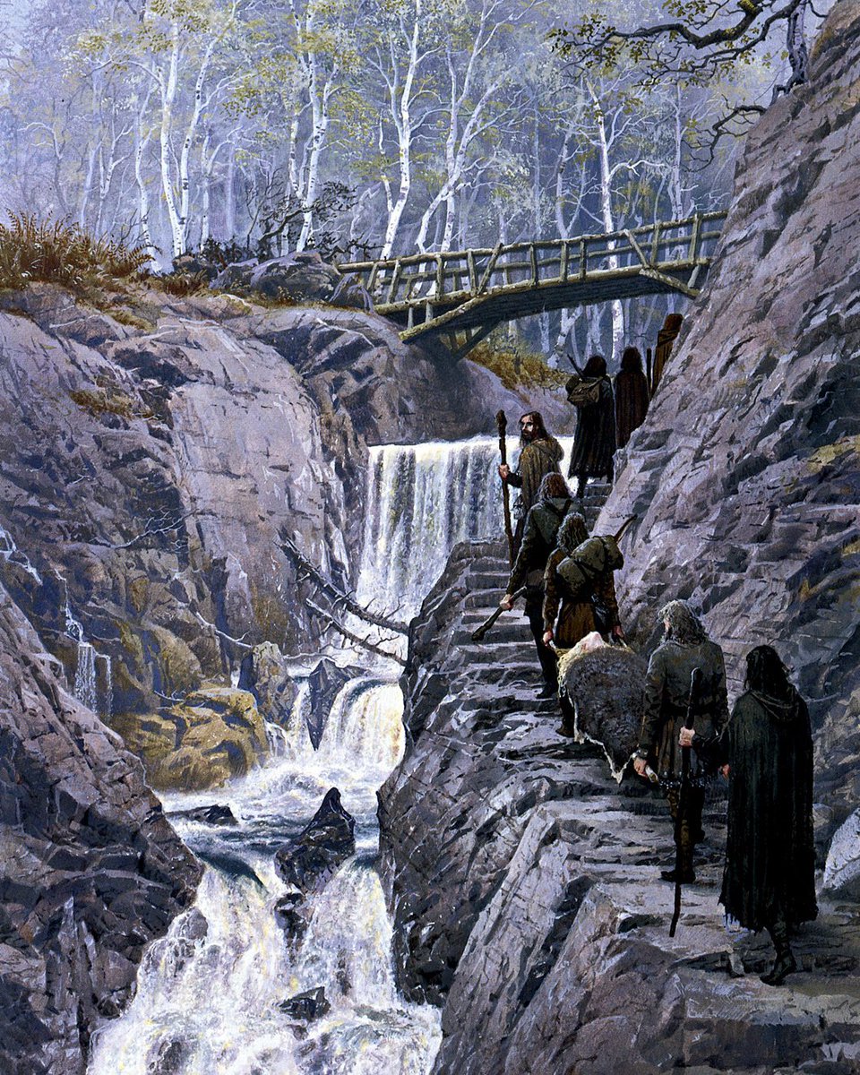 SciFiArchives's tweet image. The Lord of the Rings art by Ted Nasmith