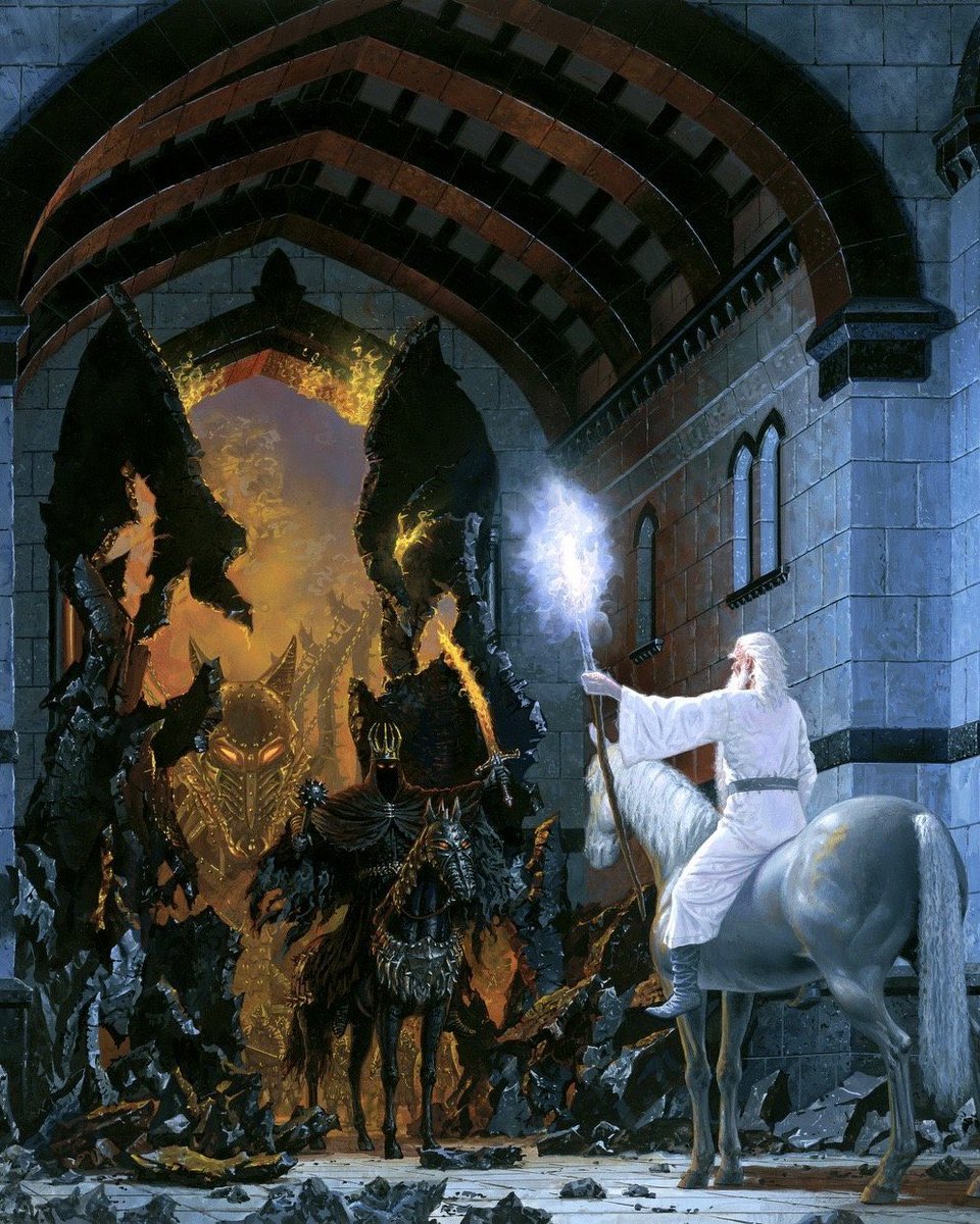SciFiArchives's tweet image. The Lord of the Rings art by Ted Nasmith