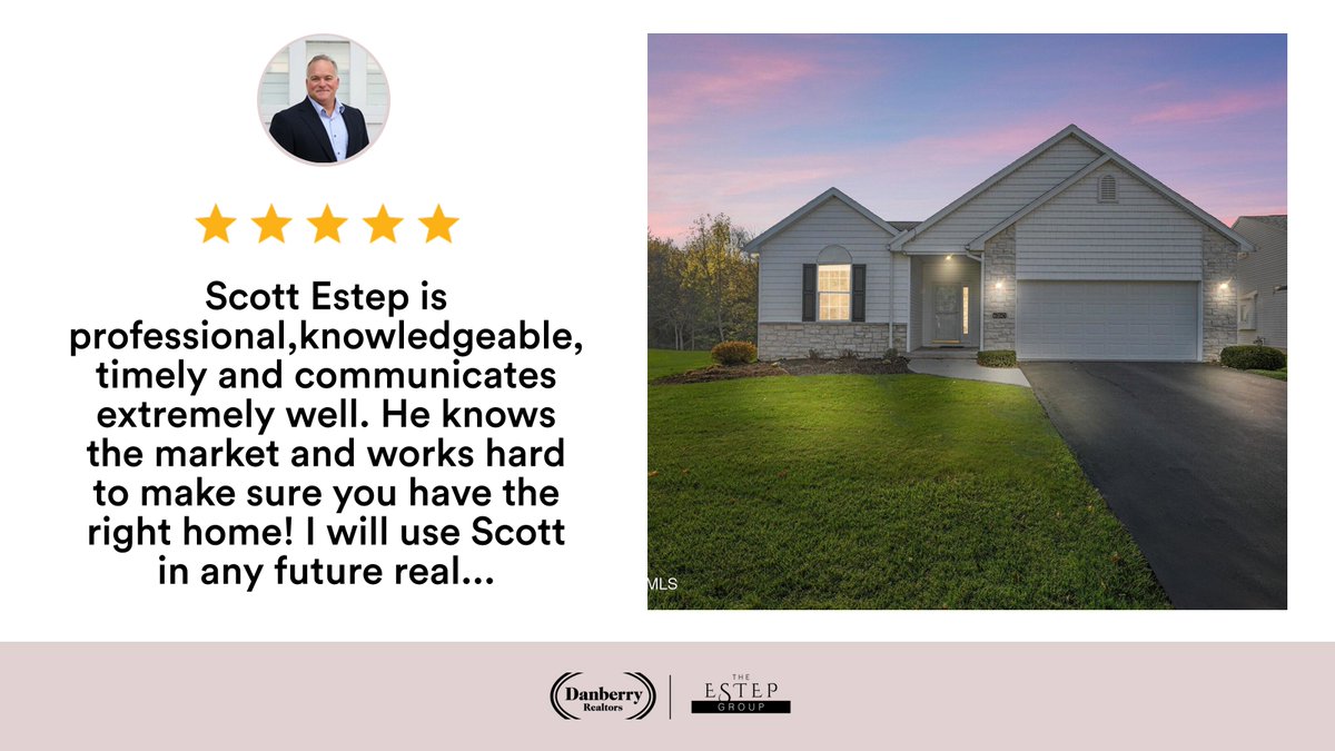 My latest RateMyAgent review in Whitehouse.
OH 2014004237
rma.reviews/g68ex9q31qhk

...
#ratemyagent #realestate #The_Danberry_Co