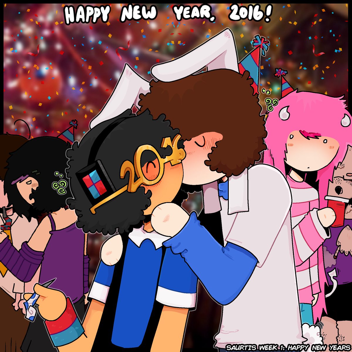 ghostpigoen's tweet photo. goodbye 2015, hello 2016.

#saurtisweek2026 #samgladiator #yhsfanart https://t.co/jHghzFqkr4