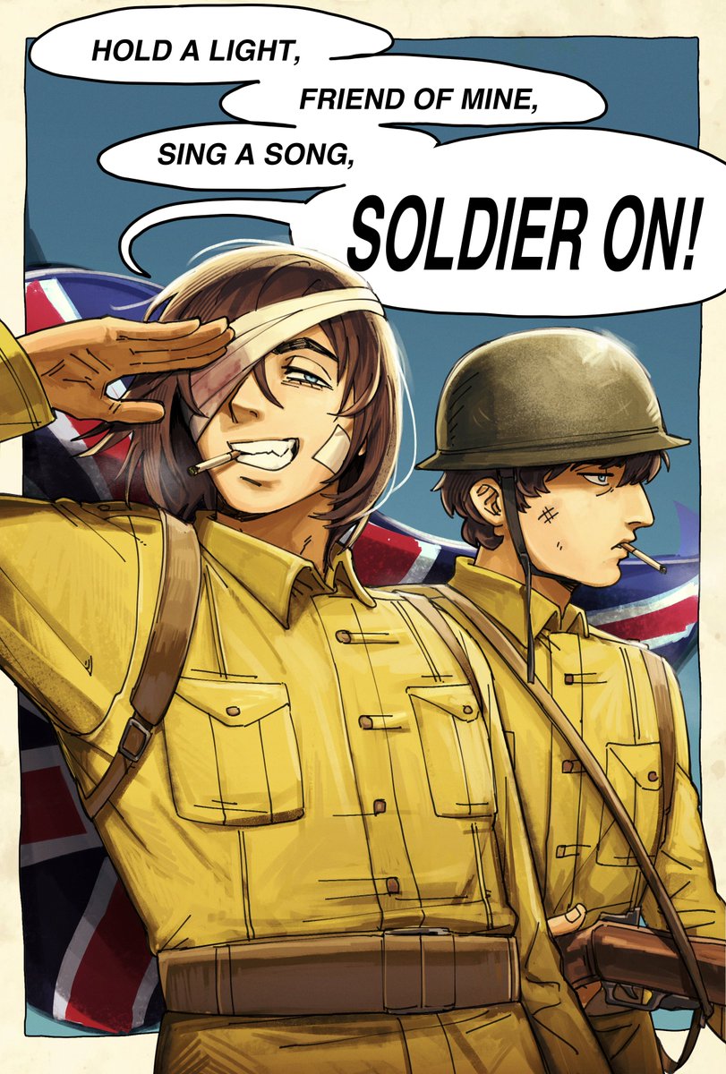 sushiisiu's tweet image. soldier on! #oasis
