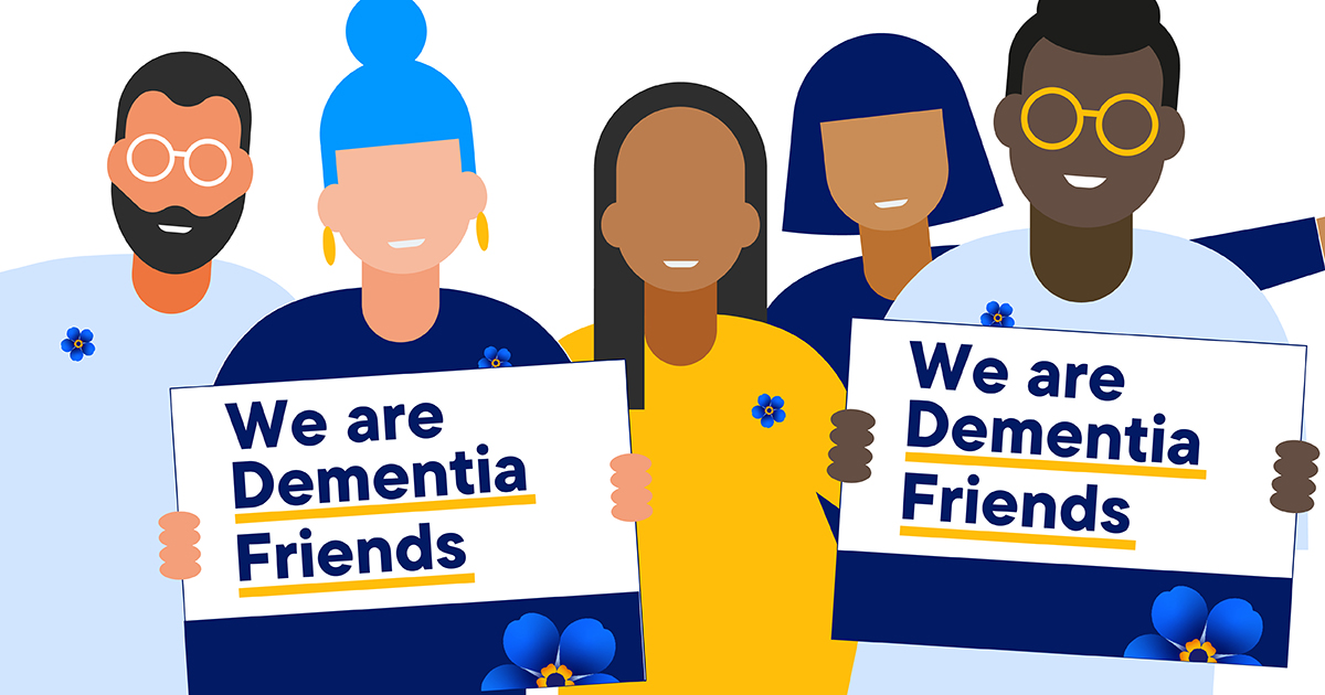 Do you, or someone you know, want to kickstart the year by doing something amazing?

You can become a Dementia Friend today by watching our online video, or sign up to attend an in-person session.

Sign up here: spkl.io/6019Aimal 

Share this post to spread the word!