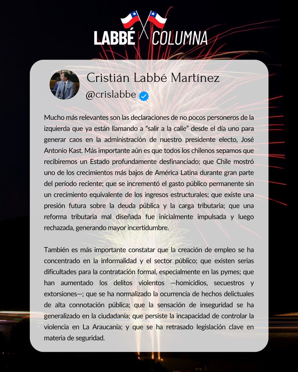 Cristián Labbé M. tweet media