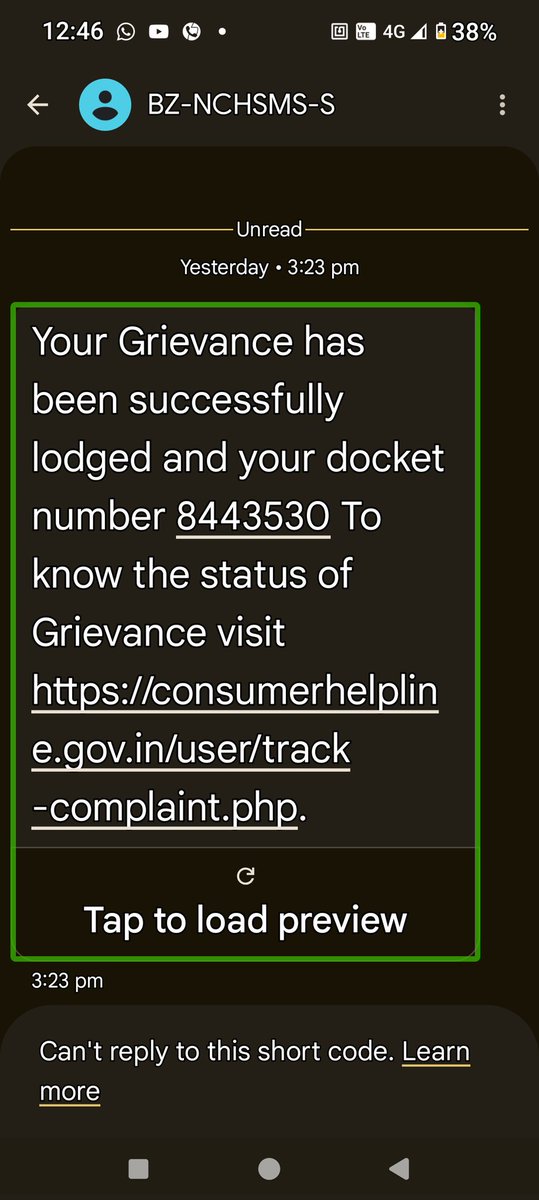 Hnp0000L's tweet photo. Fraud by Milton! My complaint RJEKC2512260400 was closed falsely. I have registered a formal grievance with National Consumer Helpline (No: 8443530). Warranty ends today. Need urgent replacement! @MiltonHome @MiltonHomewares @jagograhakjago @consaff https://t.co/2094jnencF