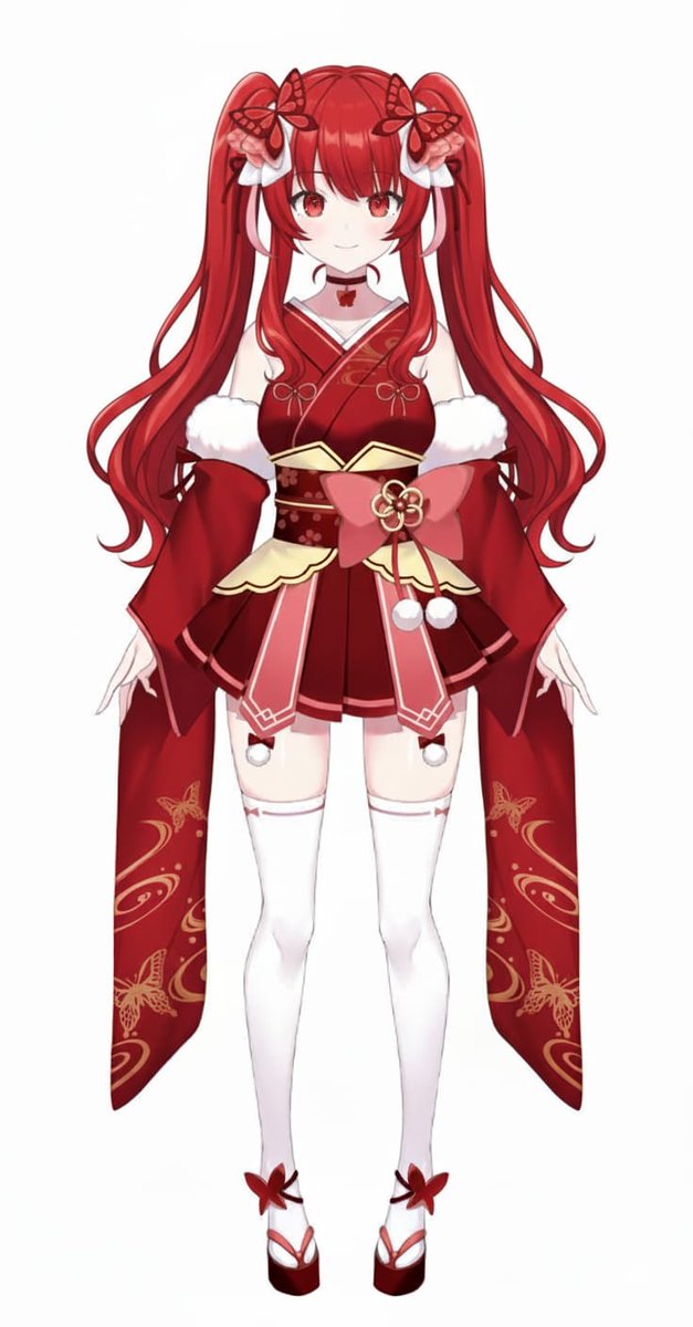 LeenaLlian36426's tweet image. A new look for the night—red is the color of my soul. What do you think of the new hair? 💇🏻‍♀️❤️
#VTuber #AnimeArt #RedTheme #VtubersEN #NightSky #ButterflyVibe #AnimeGirl #CharacterDesign