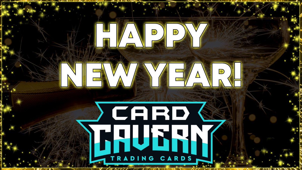 Happy New Year from all of us at Card Cavern Trading Cards! 🎉💛