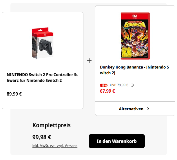 NintendoConnect's tweet photo. MediaMarkt 👉 https://t.co/4X7ufna9UM
Saturn 👉 https://t.co/oAENPubv3F ✨

Pro Controller + Spiel für nur 99,98 €.

✨Affiliate-Link https://t.co/peeP95lu4C