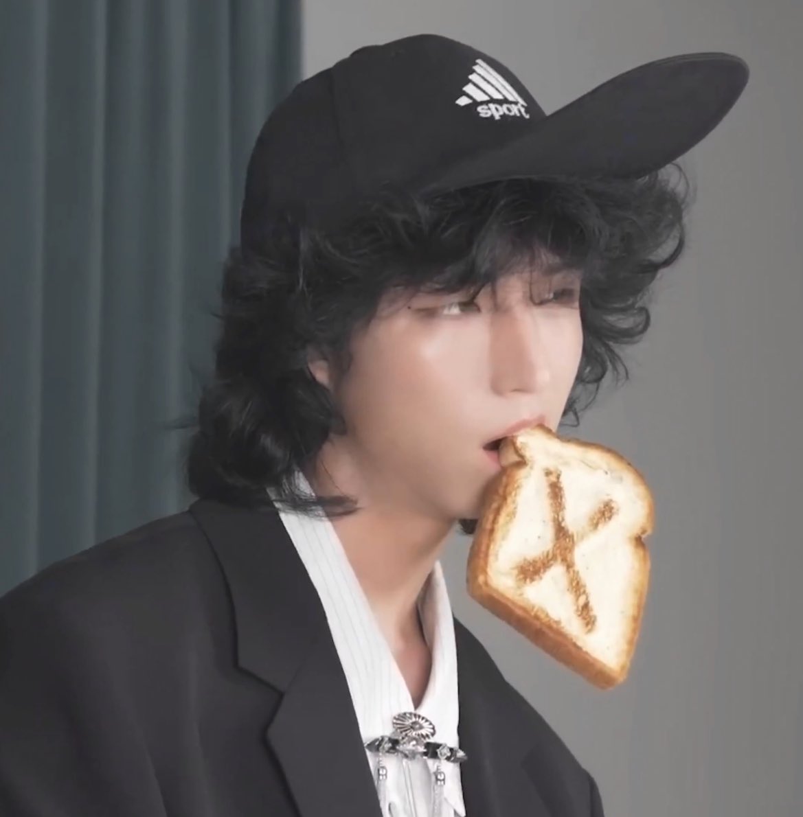 junhanfits's tweet image. TOGA Leather Belt Fringe Loop Tie/Long Necklace