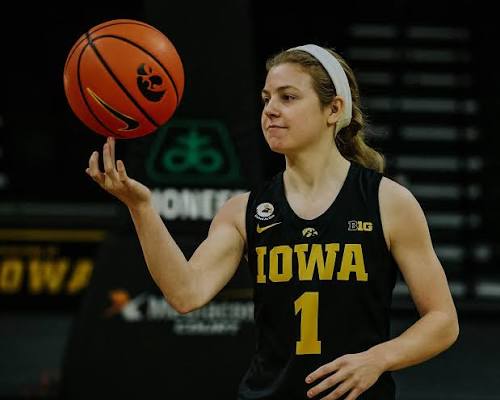 Sorry, Britt Prince: there's only one Headband Queen in Carver-Hawkeye! <a href="/IowaWBB/">Iowa Women's Basketball</a>