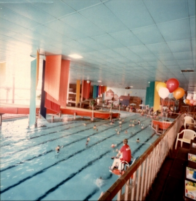 I remember being with classmates for a school vacation activity and it was our fall break. Suburbia in my city was jam packed with kids and the only way to fit all of us in a school was to have year around school. This was a trip to  Celebrity Sports Center, it was top shelf.