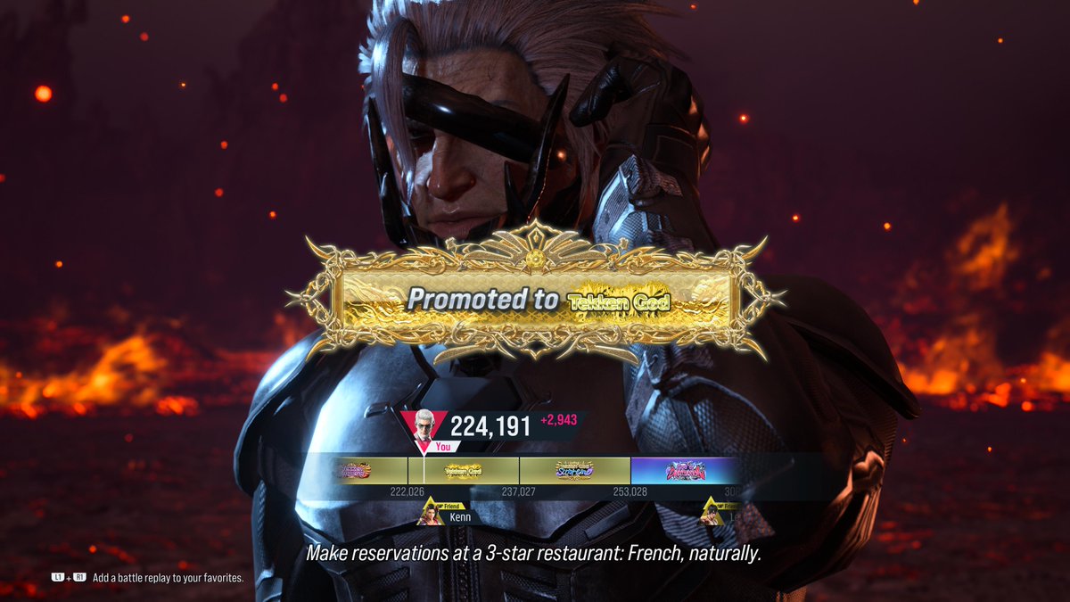 DNAgent's tweet image. New year, new rank. I might have been playing against people with hangovers but a win is a win. 🤷🏻‍♂️

#TEKKEN #TEKKEN8