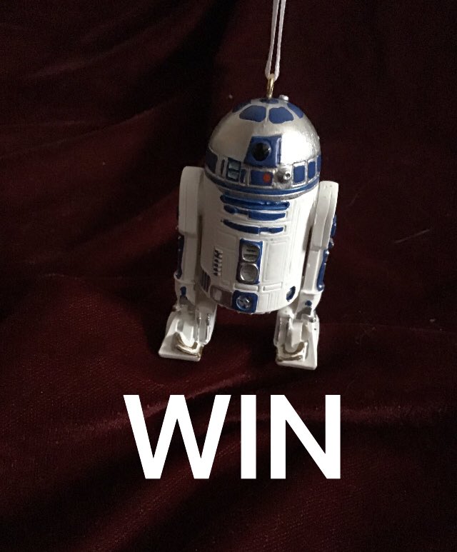 susan1375's tweet image. #win #hallmark #r2d2 #starwars hanging ornament. Follow retweet &amp;amp; comment. #competition c\d 02/01 11.59pm gmt open wwide #Christmas2025 #NewYear #NewYear2026
