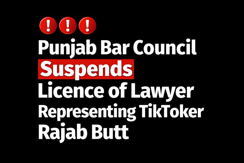 Right_Defenders's tweet photo. Why the license is suspended of Mr. Ali Ashfaq, Advocate
#justiceforrajabutt #RajabButt

https://t.co/WDQiYKFi5Z https://t.co/TBlQDohnnk