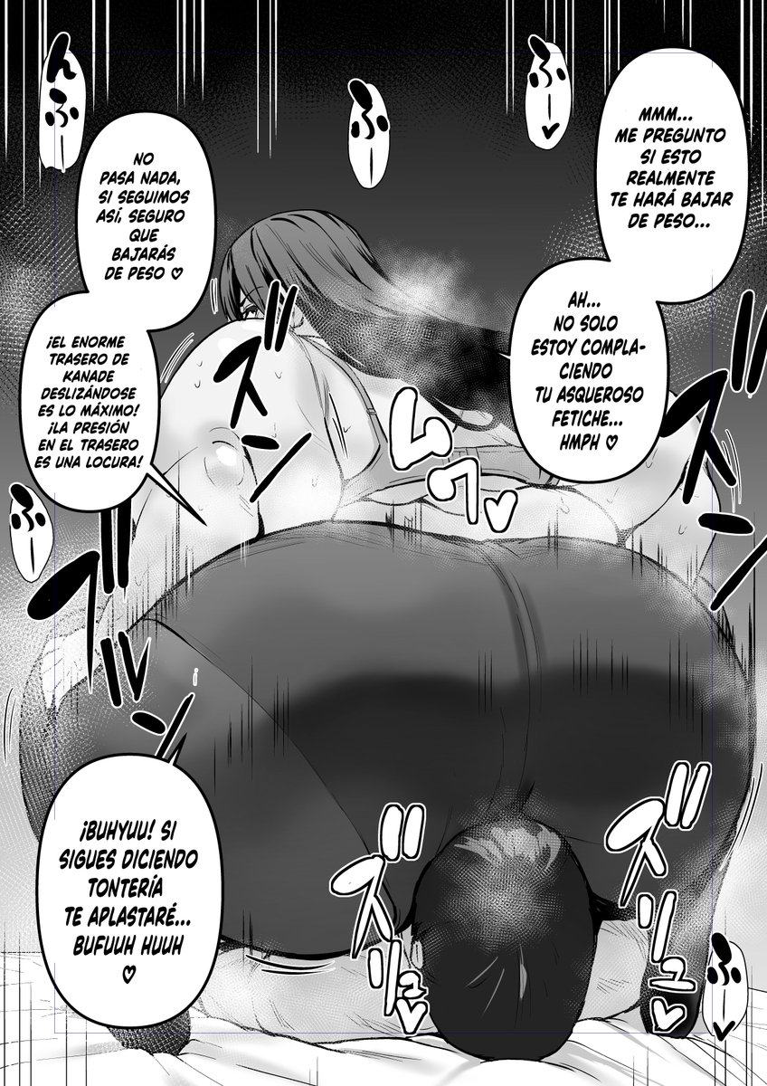 Kanade-chan con cero absoluto en los ojos -  Kanade-chan y la dieta de sentadillas