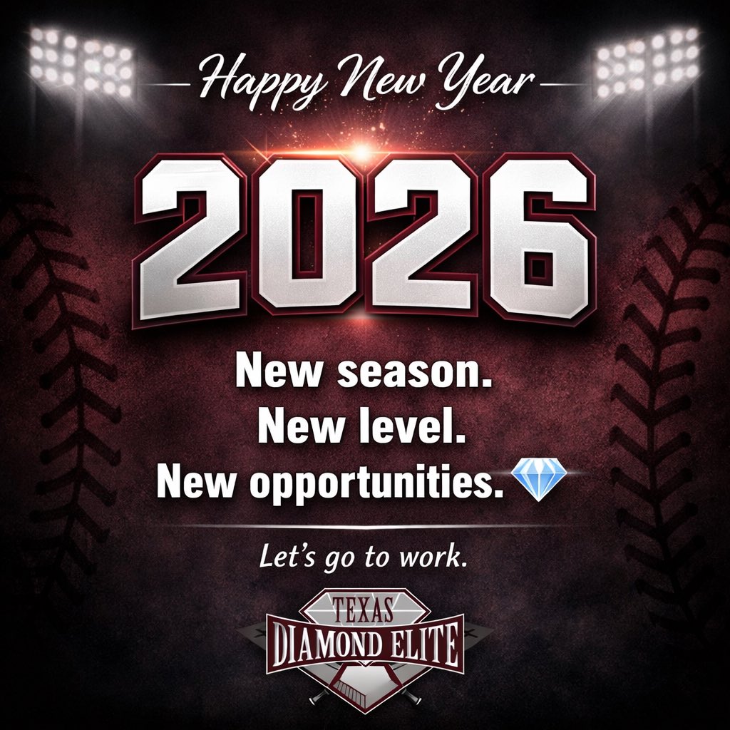 TDE2017's tweet photo. Happy New Year!! #newyear #NewYear2026 #softball https://t.co/1gvgONQiz9