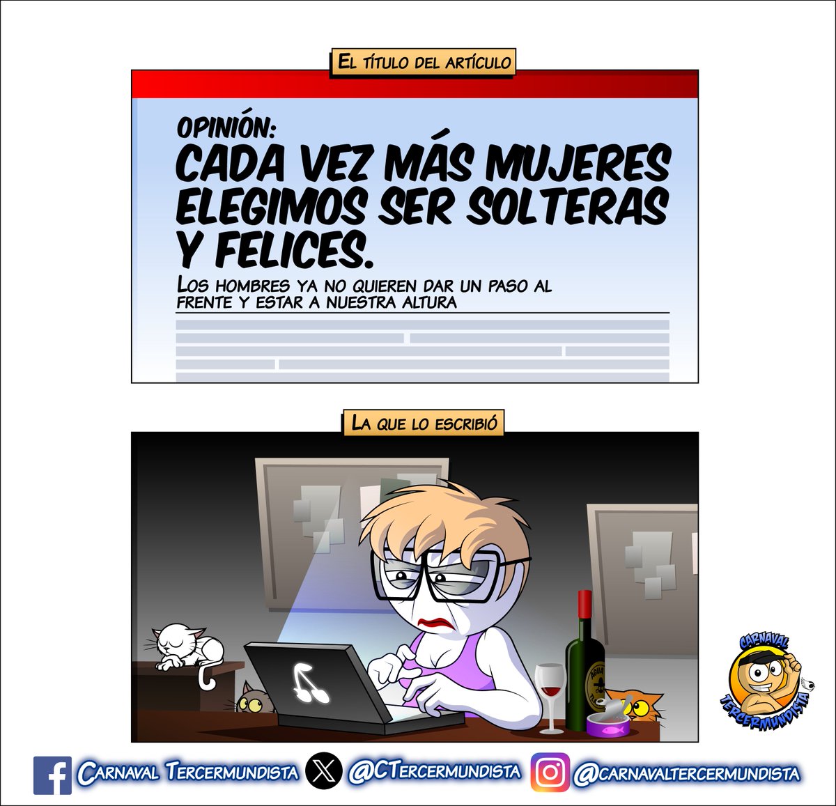 Acá no sólo hicieron canon el cómic, sino la cara de amargada que tiene la señora que escribió ese artículo.