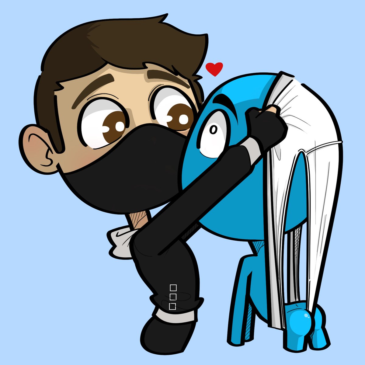 DaWeegee's tweet image. My New Years resolution will be to give out more wedgies than I have last year, mostly art-wise but using my own hands will work just as well &amp;gt;:)

Also thank you once again @AdelramPleasure for this lovely emote