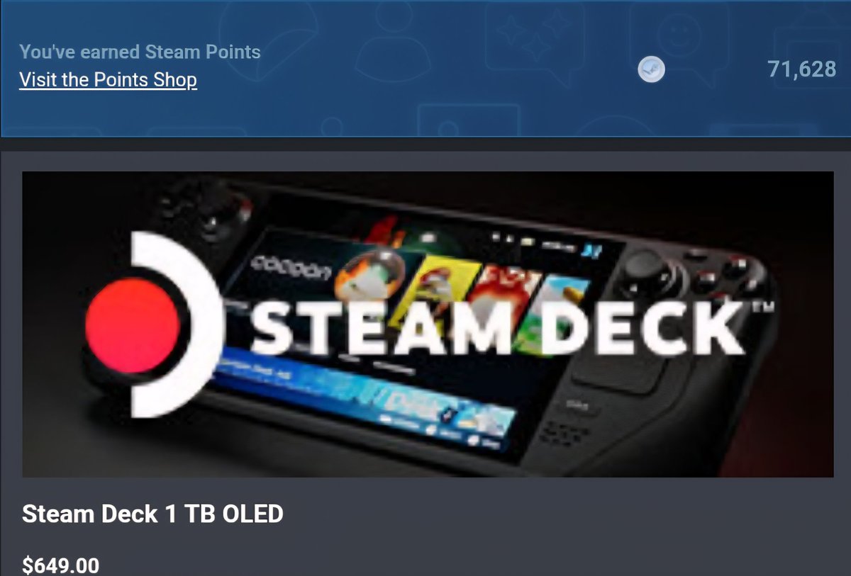 Finally decided to get myself a Steam Deck. These bus rides take up too much time out of my day. I wonder what I will play first. 🤔 <a href="/Steam/">Steam</a>