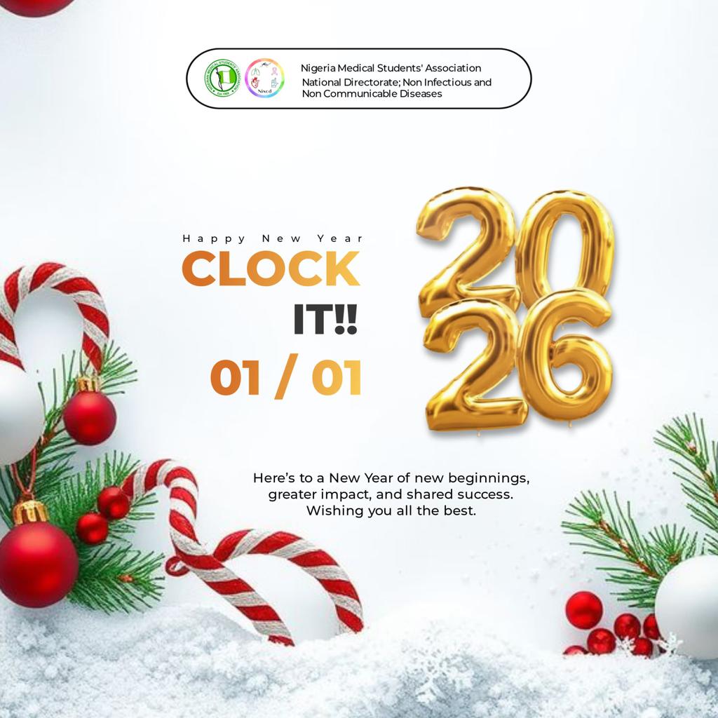 NimsaNincd's tweet photo. ✨ Happy New Year from NIMSA_NINCD! ✨
Wishing you a year of good health, renewed hope, and meaningful impact. Together, we’ll continue to raise awareness and build healthier communities.
🎉 Cheers to a purposeful new year! https://t.co/M6fLe7r9HX