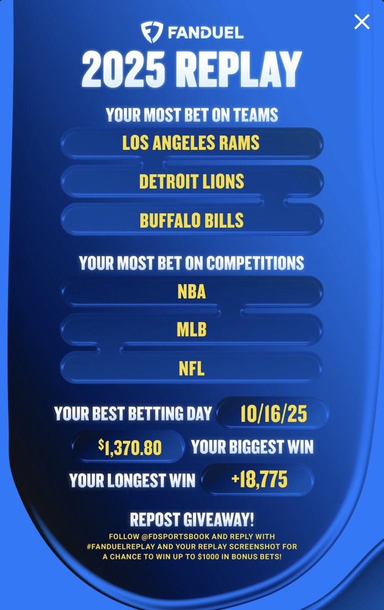 JamesRayvell's tweet image. #FanDuelReplay