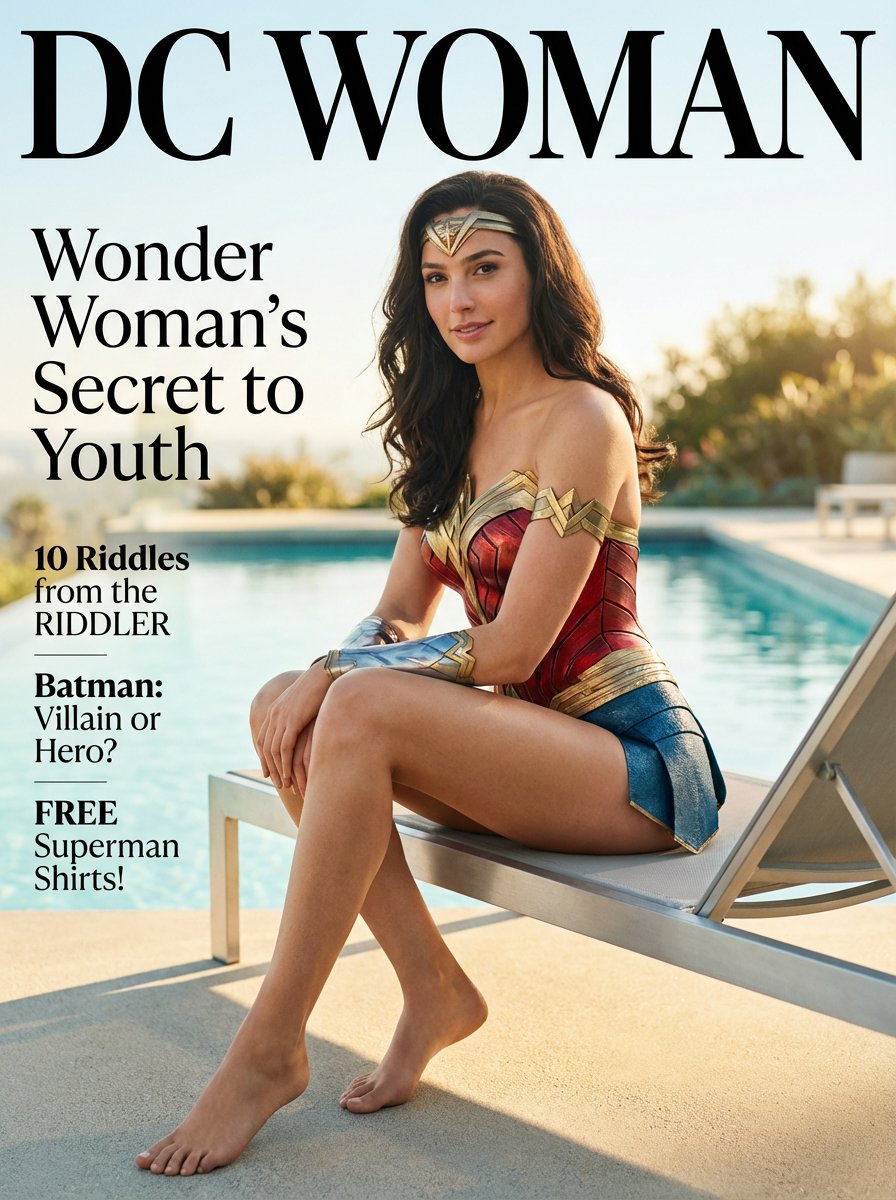 Wonder Woman Unveiled: A Glimpse of Youthful Power