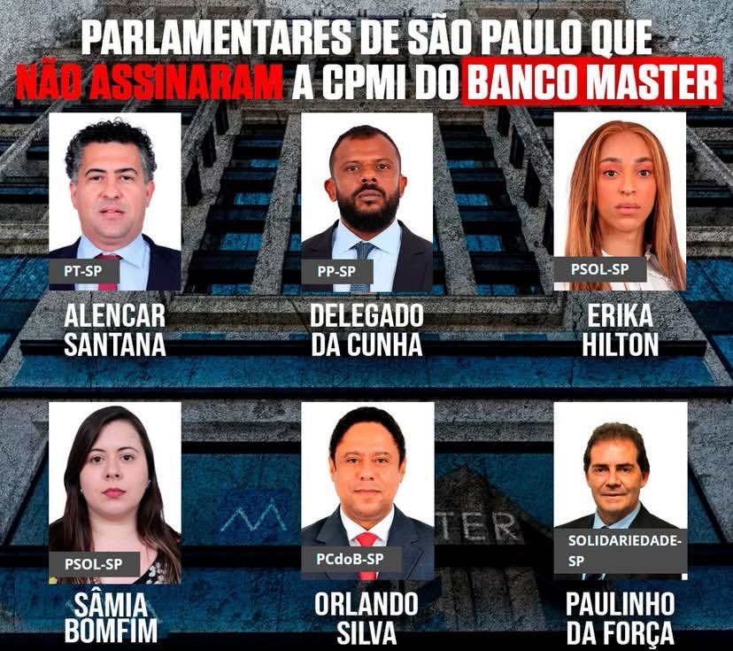 GBonomi_SP's tweet image. Que curioso: o PSOL, que passa o ano todo dizendo que bilionários não deveriam existir, não assinou a CPMI para investigar os possíveis crimes cometidos por um BANCO?

Qual o interesse da Erika e da Sâmia de protegerem os banqueiros bilionários?

Muito teatrinho, nenhuma ação.