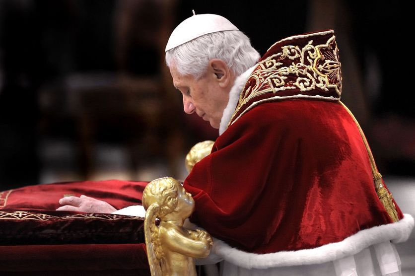 The crucial question placed by Seewald to Ratzinger is this:

One phrase from your first homily as pope has remained particularly impressed in our memory: “Pray for me, that I may not flee for fear of the wolves.” Had you perhaps foreseen what awaited you?

The pope replies that