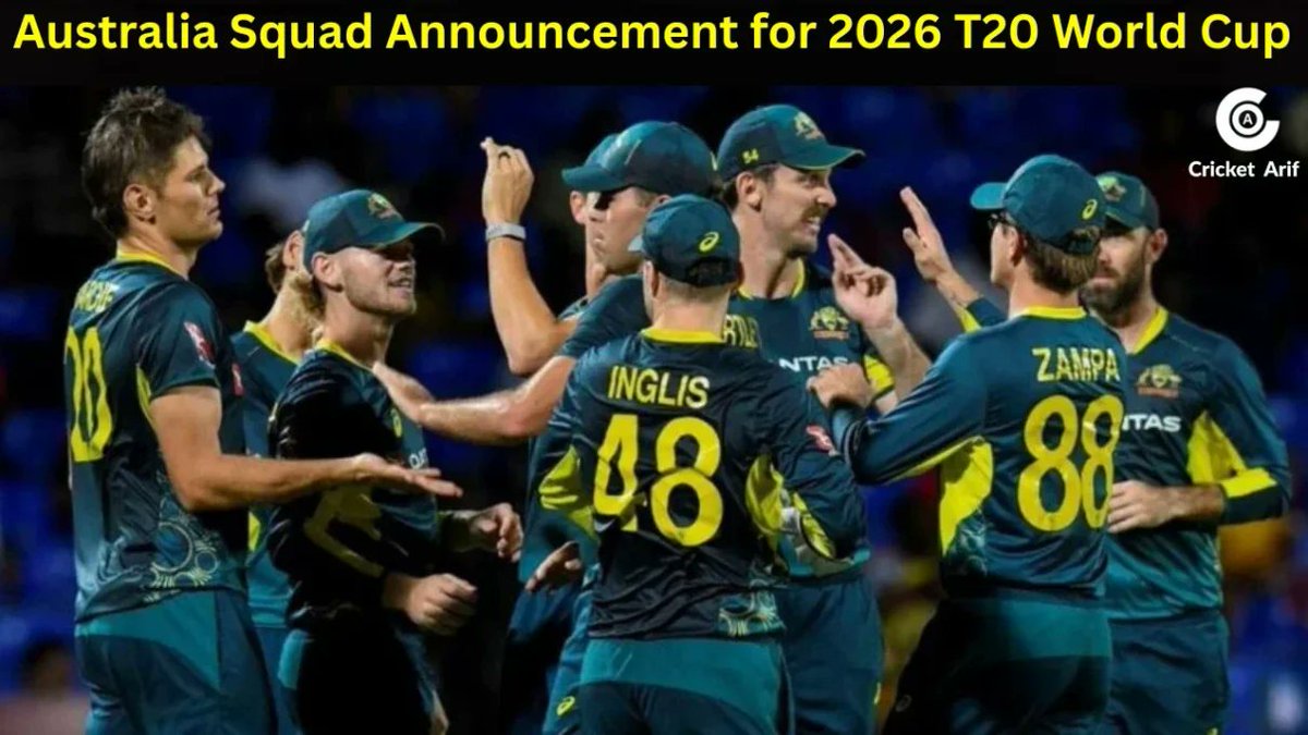 NajibulCom's tweet photo. Australia Squad Announcement for 2026 T20 World Cup https://t.co/ztIHZKqSZ7

#T20WorldCup #2026T20WorldCup #AustraliaSquadAnnouncement https://t.co/uM5KCAHY7c