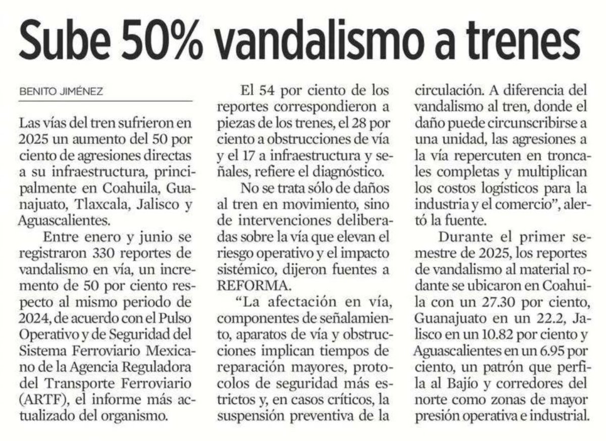 ¡Nuevo año, nuevo hilo 🧵!
Información de la ineptitud diaria del segundo piso de la mal llamada transformación #NoSonIguales #SonPeores #IneptitudDe4Ta 🦆01/01/2026