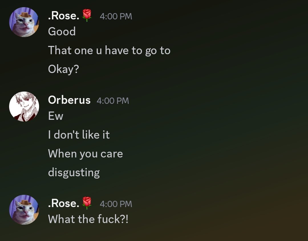 And then he tells everyone how I "hate him". And that IM the problem.