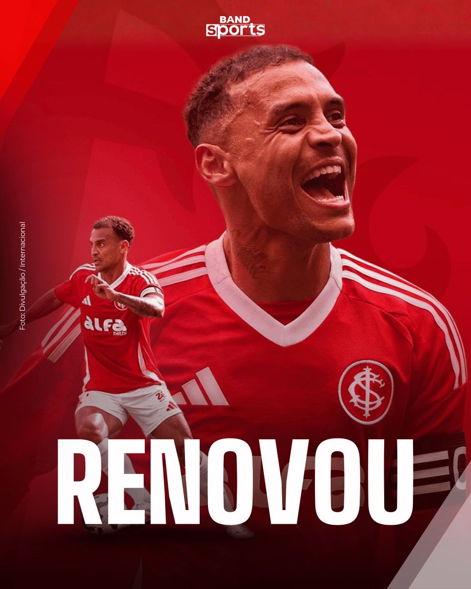 bandsports's tweet photo. ALANPA FICA NO COLORADO 🎩 O Internacional anunciou a renovação de contrato com o meia Alan Patrick até dezembro de 2027!
#BandSports #AlanPatrick #Inter https://t.co/ODflZvnfXL
