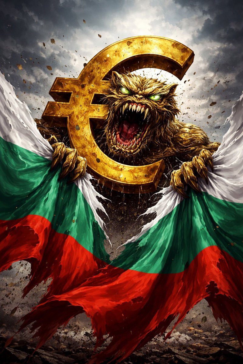 #Euro #Bułgaria #Bulgaria #PociagPrawych #pociągprawych  #Currency 
Niestety Bułgaria z dniem dzisiejszym wchodzi do strefy Euro...
Europejski potwór pochłania kolejne ofiary...