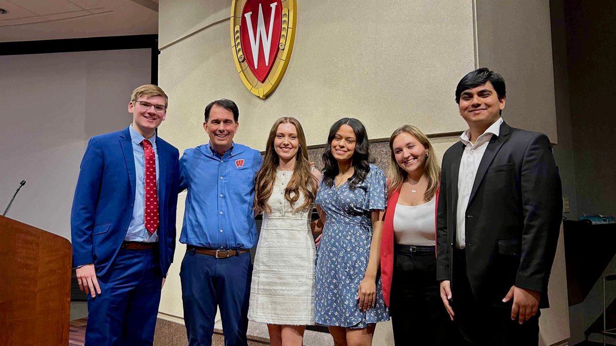 WisconsinYAF's tweet image. 2025 was a huge year for Young Americans for Freedom at UW-Madison! 

Our favorite events included speeches from @ScottWalker and Rebecca Kleefish, a panel to discuss intellectual diversity on campus, and a @uwfederalist conversation with National Review's Dan McLaughlin.