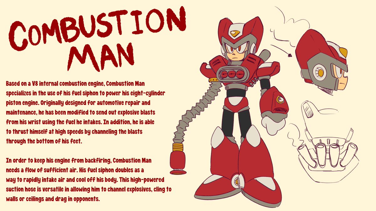 chipposterman's tweet image. Here's my submission for the Mega Man: Dual Override RM contest!  

Pen name: Chipposter  
#MegaManDO #DesignARobotMaster