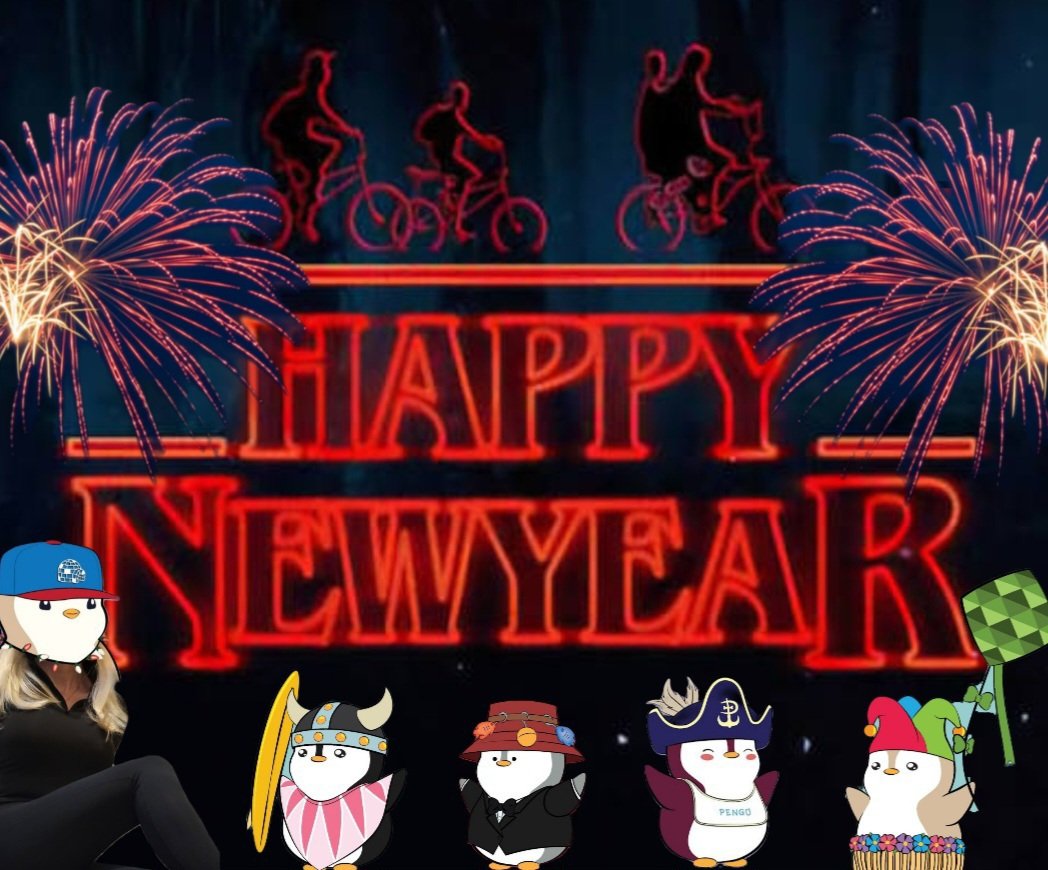 Happy New Year! 🍾 🥂 🐧 
#HappyNewYear2026 #StrangerThings5