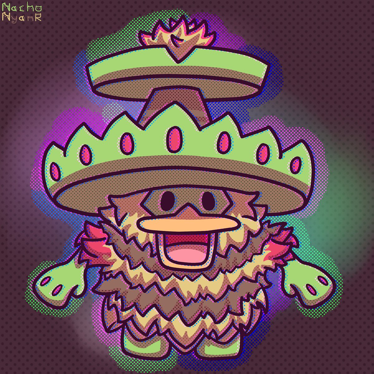 NachonyanR's tweet photo. Mega Ludicolo Fakemon
#Pokemon #Pokemonfanart #ludicolo #Fakemon #MegaFakemon https://t.co/r2opjex8X2