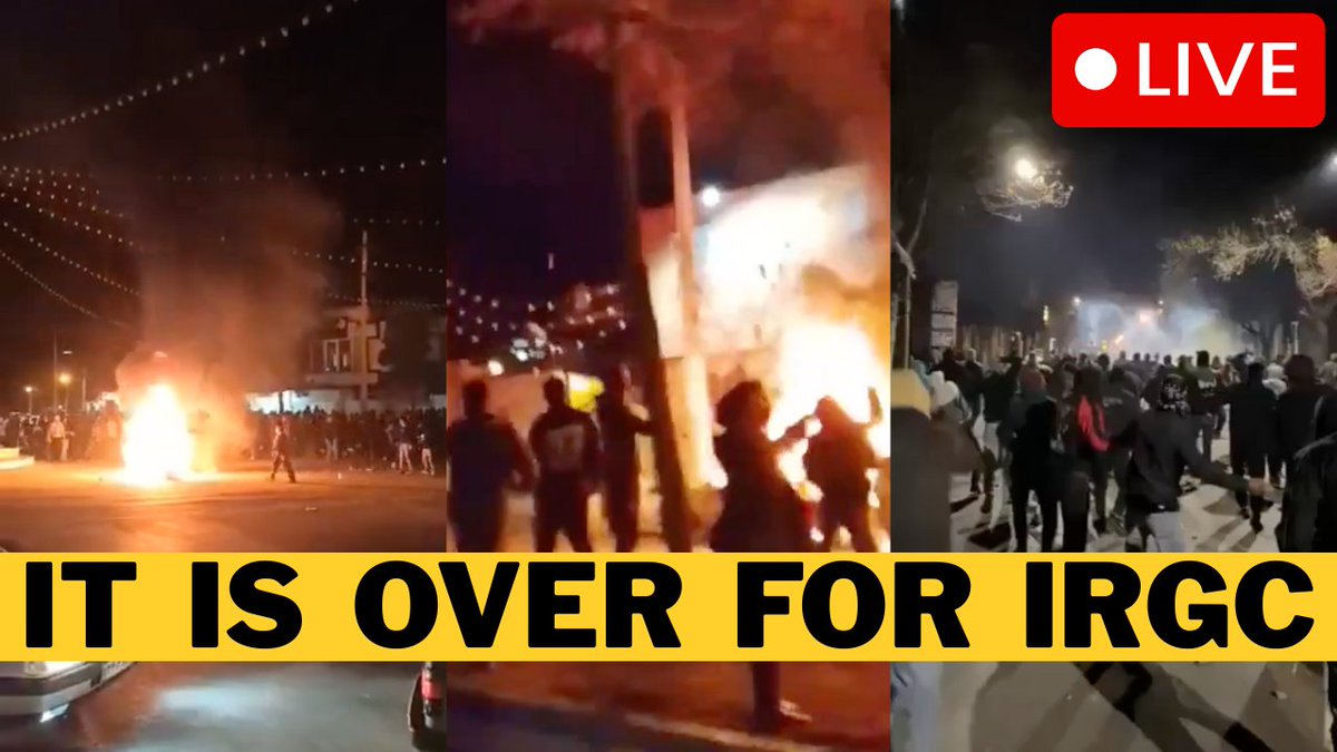 🚨 BREAKING: Iranians Take Control Of IRGC Police Stations - Revolution In Iran

WATCH: youtube.com/live/jcweQIdFq…