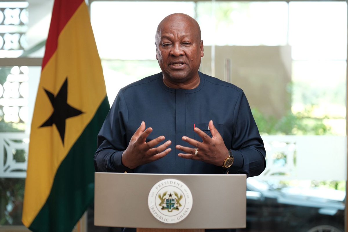 📸 President John Dramani Mahama delivers his New Year message to the nation, outlining hope, unity, and a shared vision for Ghana.

#3NewsGH #TV3GH