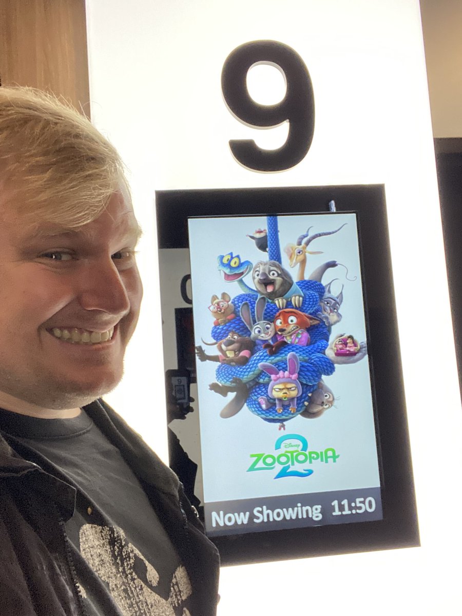 ACRacebest's tweet photo. Happy New Year everyone!
Going to catch my all time favorite ROM-COM!
Viewing #55
#Zootopia2 https://t.co/QfWypDi5R1