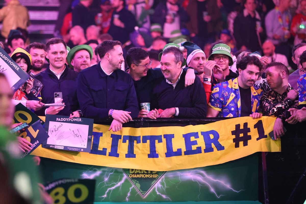 Coral's tweet image. Has an athlete ever dominated a sport as seismically and quickly as Luke Littler has at such a young age? 🎯