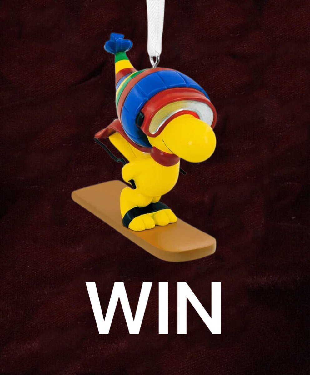 last competition. hope everyone has a fantastic &amp; healthy 2026 I shall be running weekly and monthly comps here and on my blog throughout the year. 
#win #hallmark #woodstock hanging ornament. Follow retweet &amp; comment. #competition c\d 02/01 11.59pm gmt open wwide #Christmas2025