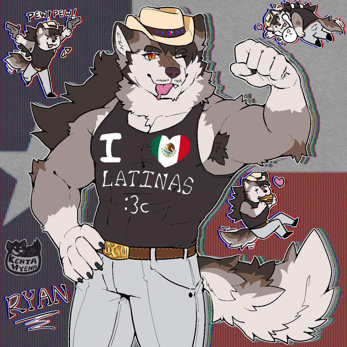 New sona facts ! :D

His mom is from Monterrey and his dad is from Dallas 

He is a mechanic, but he also works at his dad's farm

Very friendly guy, but very proud of being Texan

he cowboy 🤠🤠🤠
