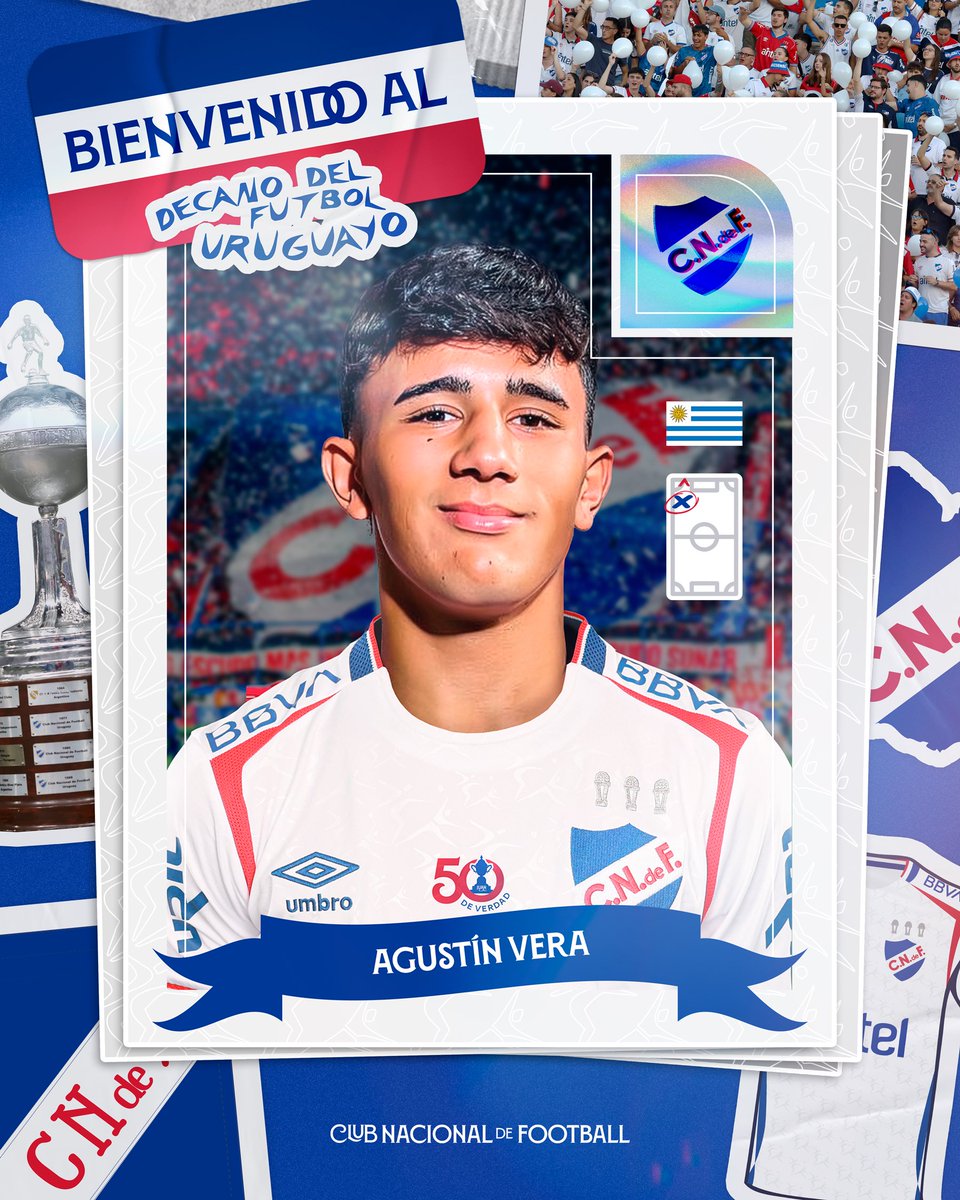 🆕 ¡Bienvenido al Campeón Uruguayo, Agustín! 🙌🏼🔵⚪️🔴