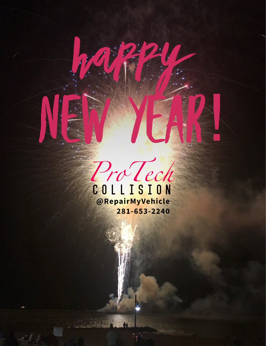 RepairMyVehicle's tweet photo. Happy New Year from ProTech Collision!
Wishing everyone a safe, smooth start to 2026.

Drive safe out there, and if you need collision repair, give ProTech Collision a call. We’re here when you need us. #HappyNewYear2026 #protechcollision #cypresstx #houstontx https://t.co/qw8GJvOgdE