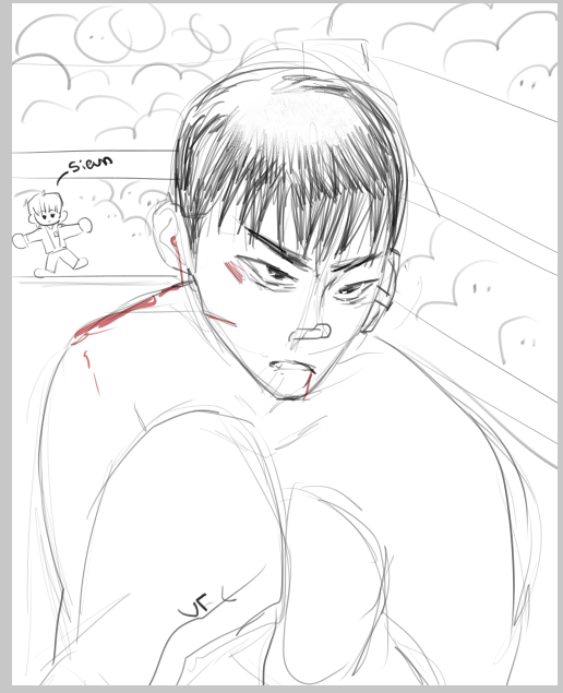 steodrawz's tweet photo. fighter suho x quiet supportive sieun https://t.co/FQITmhBilt